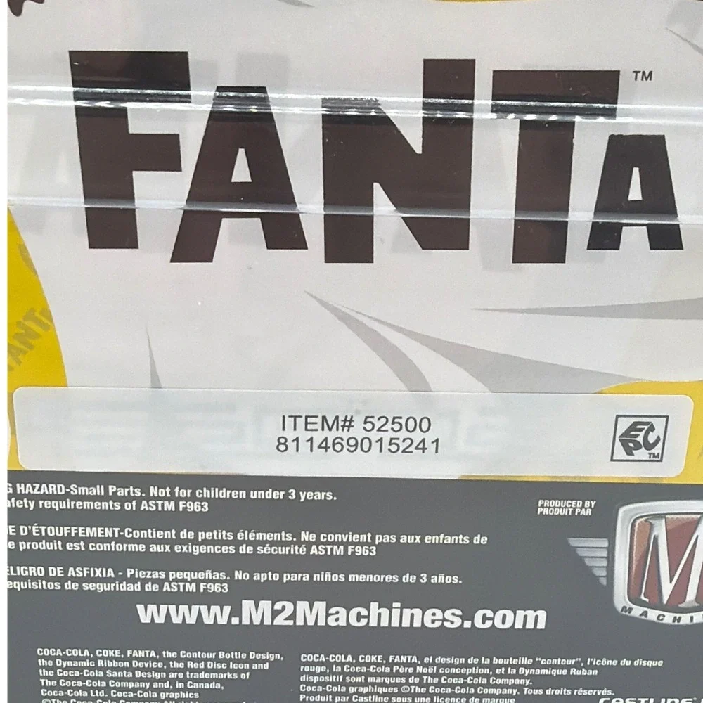 M2 Machines 1964 Dodge A100 Panel Van Fanta Halloween Yellow New Limited Edition